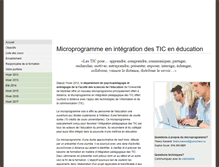 Tablet Screenshot of microtic.crifpe.ca