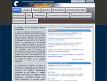 Tablet Screenshot of crifpe.ca